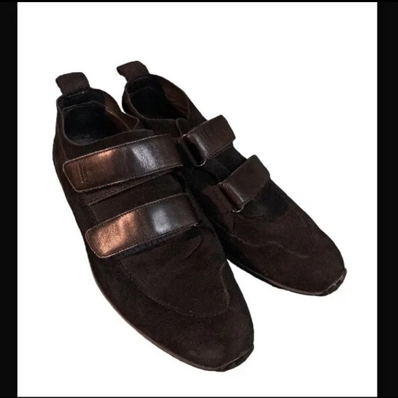 Authentic Black Gucci Woman’s Velcro Sneaker size 39 1/2 Y2K 90’s - Picture 1 of 7